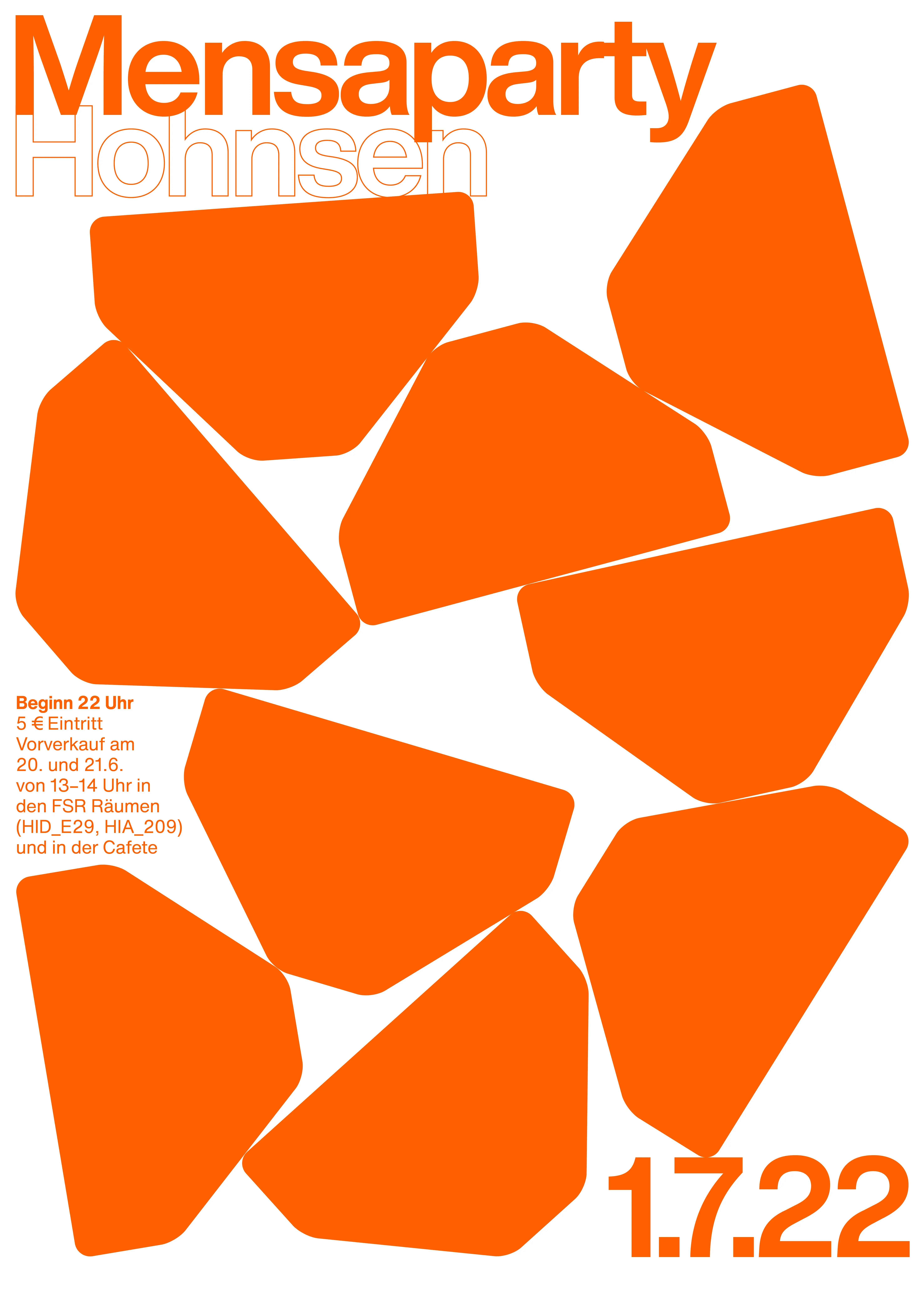 plakat zu mensaparty 2022