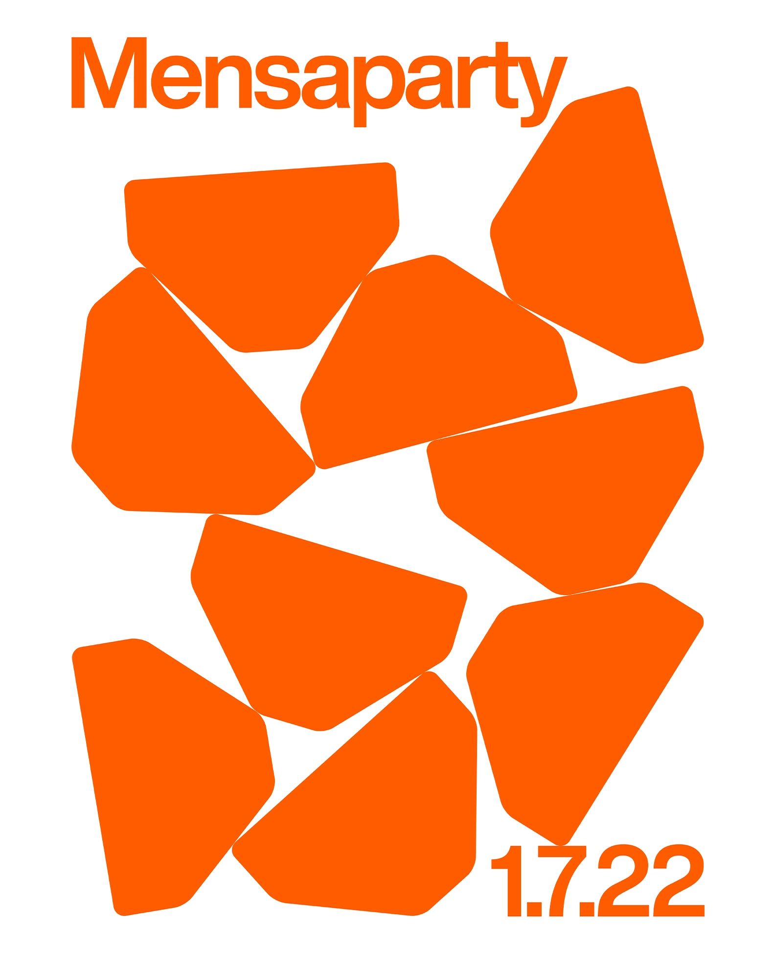 mensaparty plakat, 2022